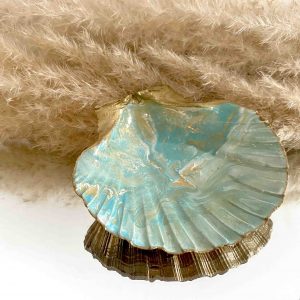 Sint Jacobsschelp turquoise